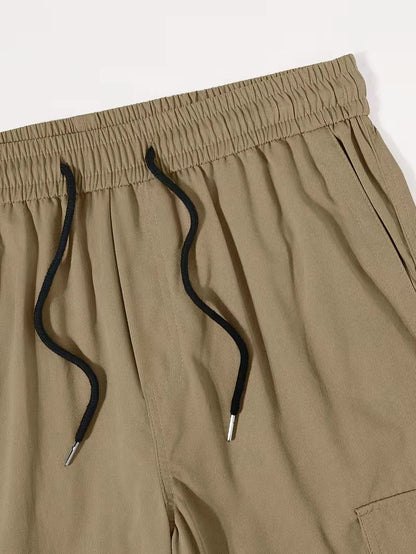 Cargo trousers with flap pockets