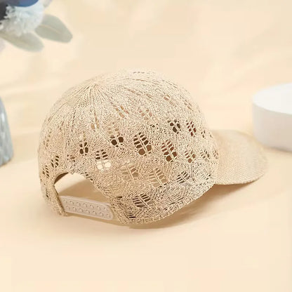 Cap with mesh design