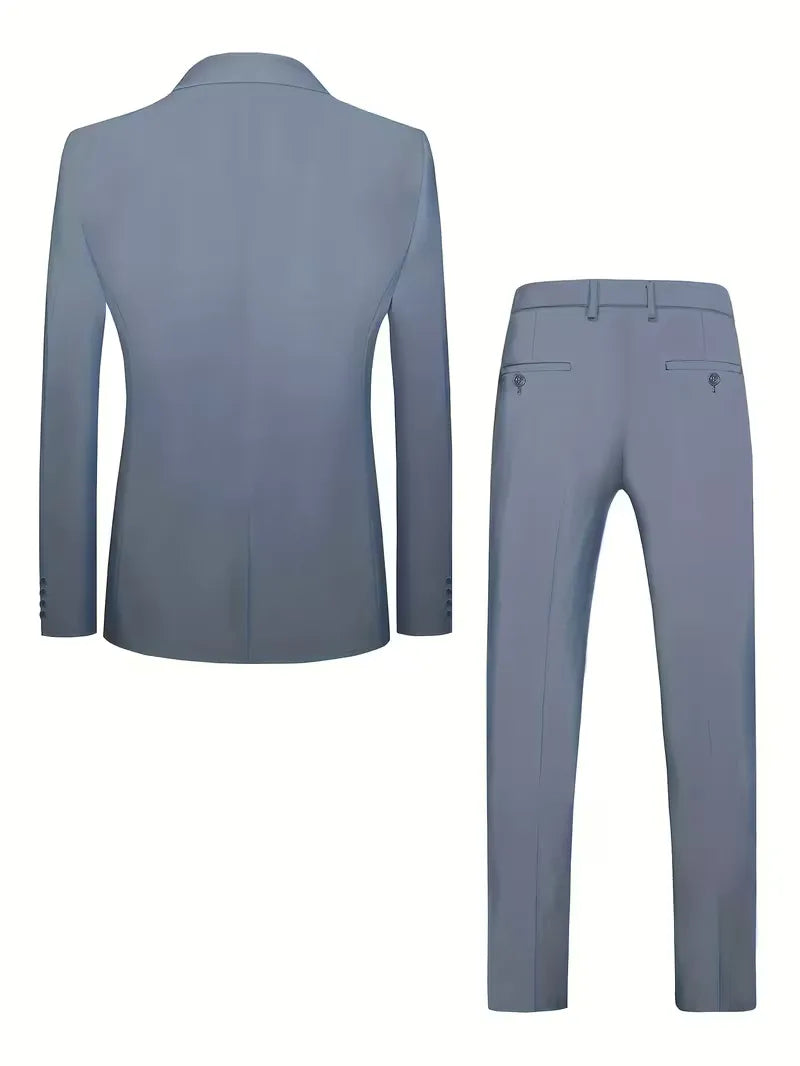Three-Piece Slim Fit Suit