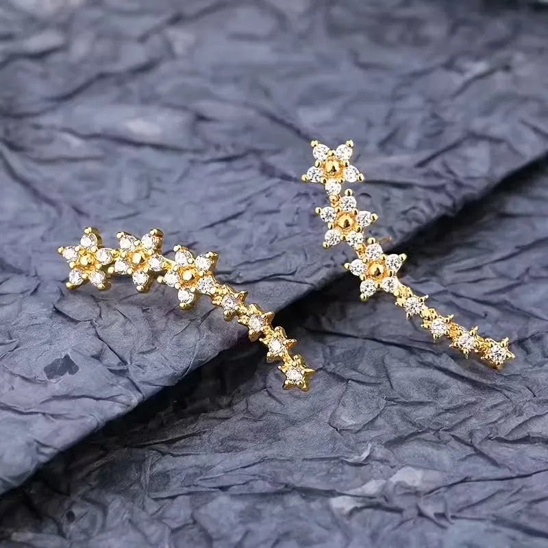 Earring with Floral Motif