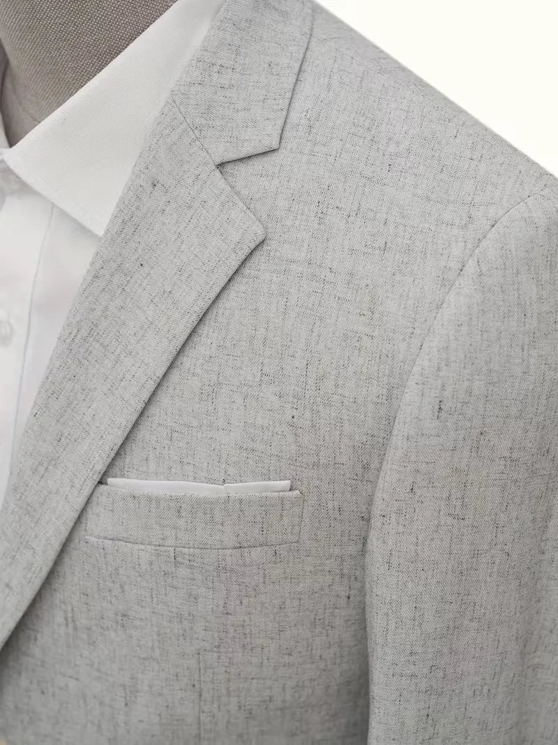 Blazer with V-neck and buttons