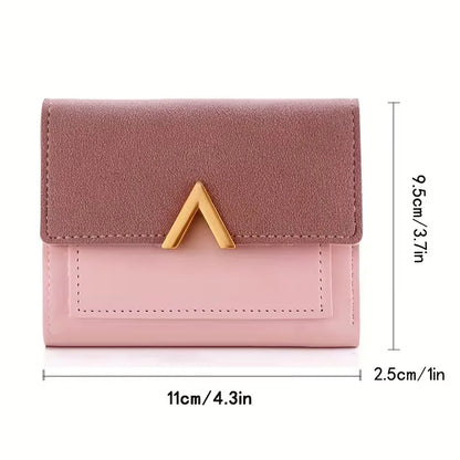 Wallet with V-shaped Closure