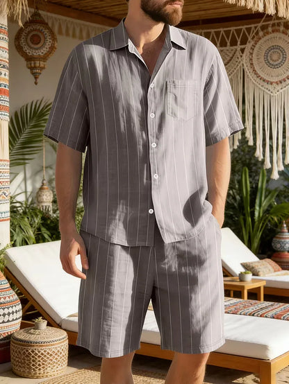 Men's Summer Outfit with Short Sleeves