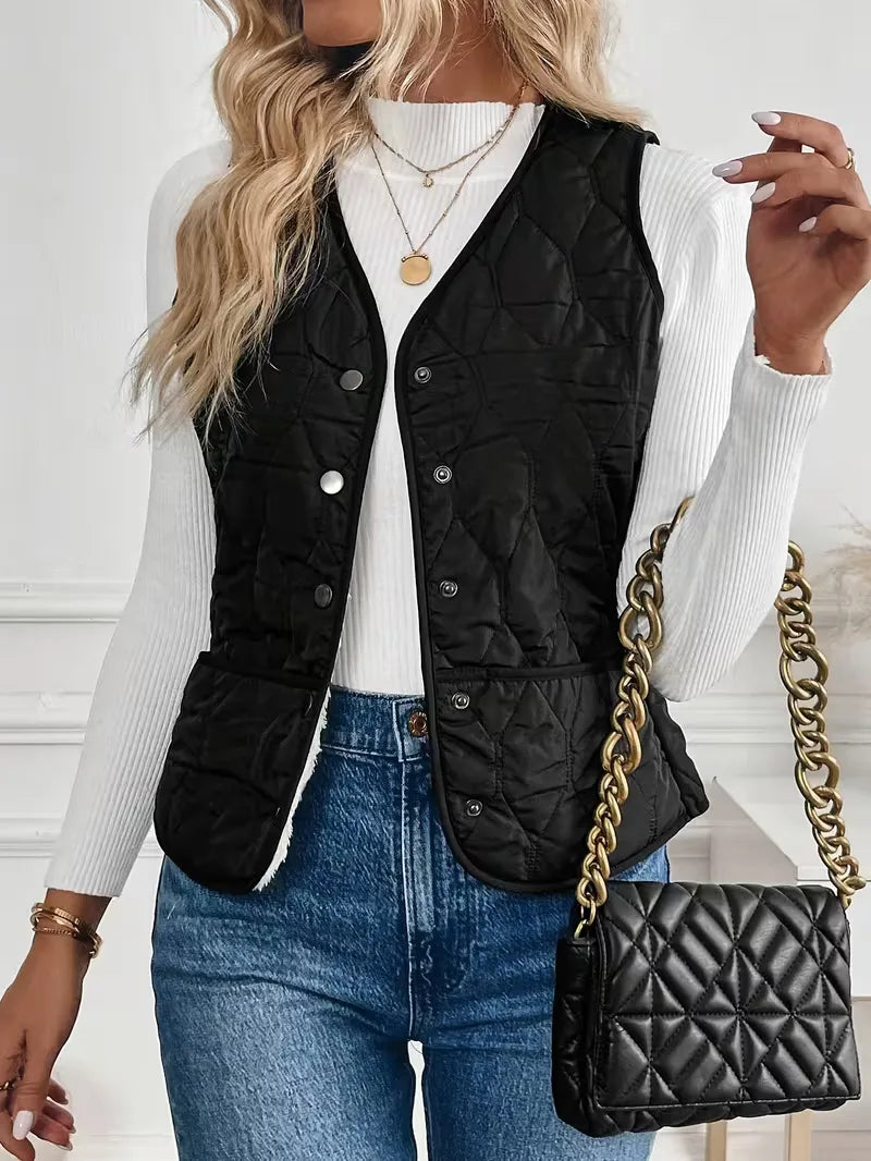Bodywarmer with Button Closure