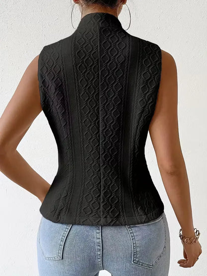 Waistcoat with V-neck and Buttons