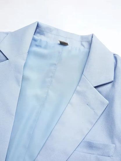 Light Blue Slim Fit Suit
