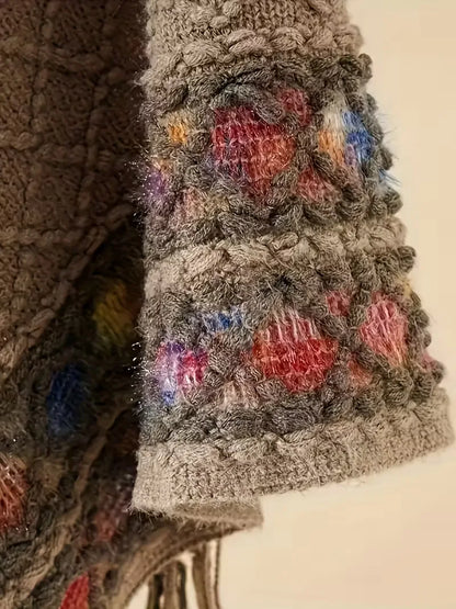 Oversized V-neck Jumper