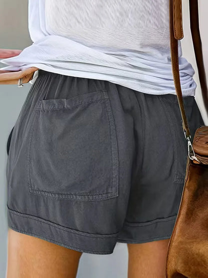 Shorts with Elastic Waistband