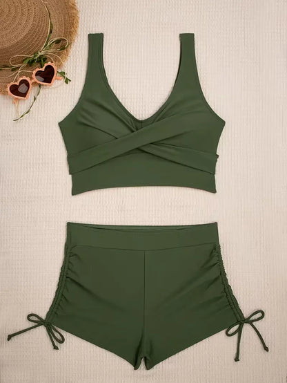 Bikini with Criss-Cross Top