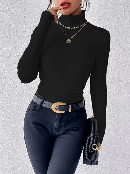 Turtle Neck Jumper with Long Sleeves