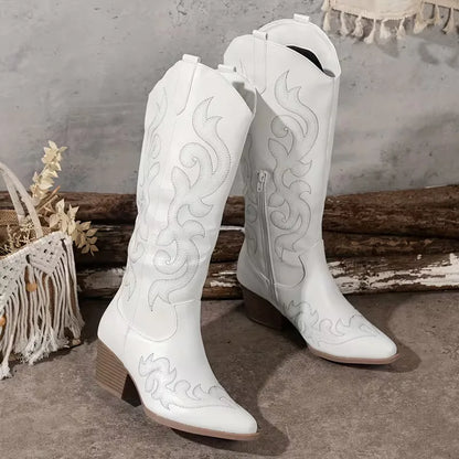 Cowboy Boots with Embroidery