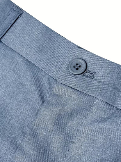 Three-piece slim fit suit