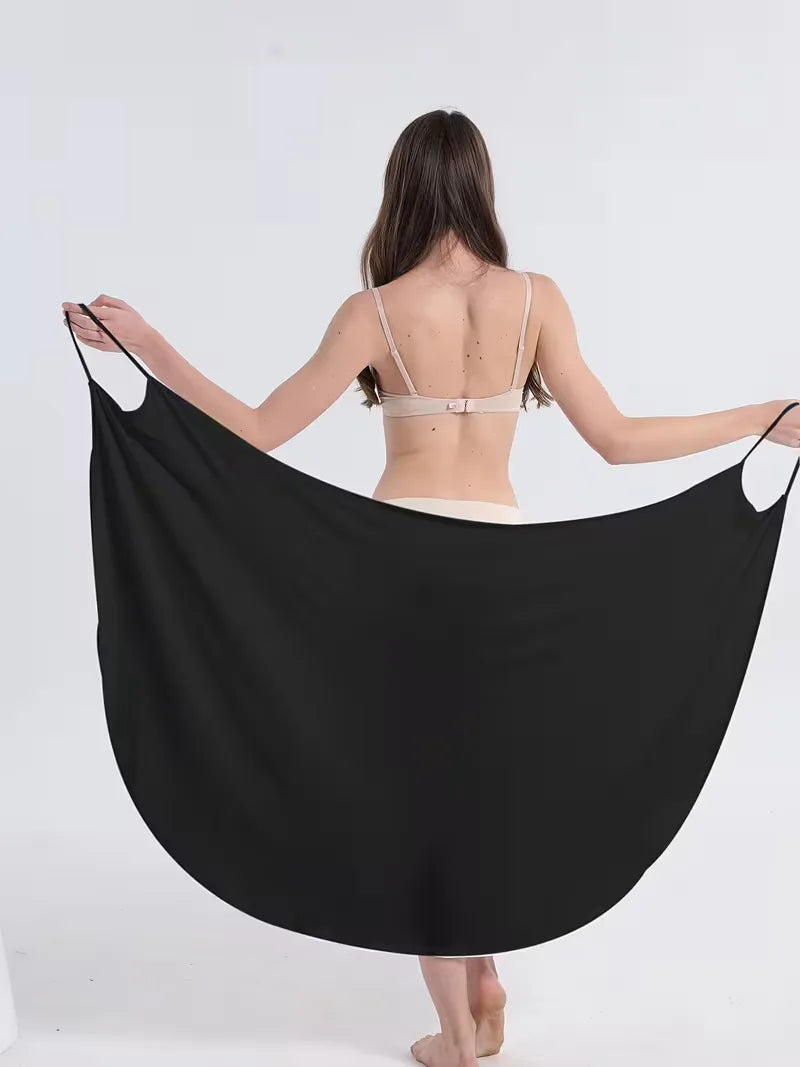 Cover-up with Asymmetrical Neckline