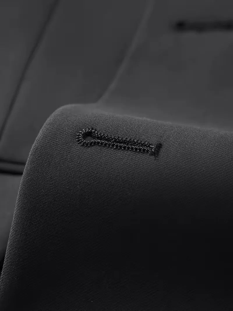 Three-piece suit with slim fit