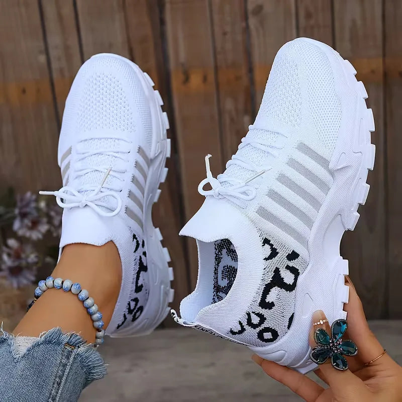 Low sneaker with leopard print