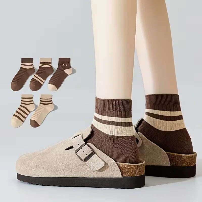 Set of five pairs of socks