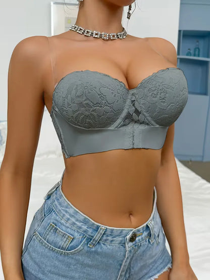 Strapless Lace Bustier