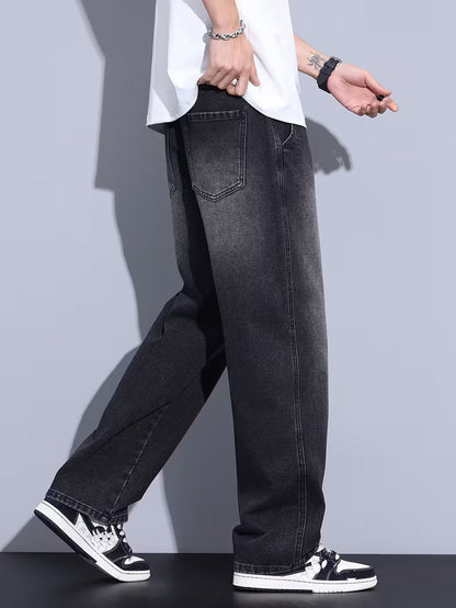 Straight Leg Trousers with Loose Fit