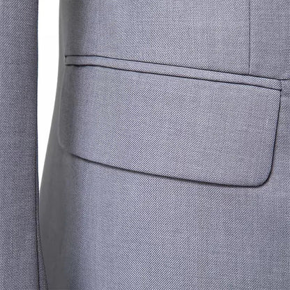 Casual blazer with double-breasted fastening