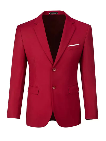 Casual blazer with double-breasted fastening