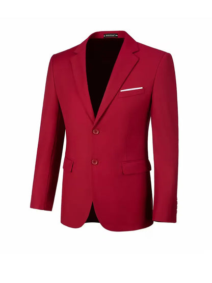 Casual blazer with double-breasted fastening