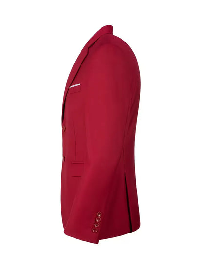 Casual blazer with double-breasted fastening