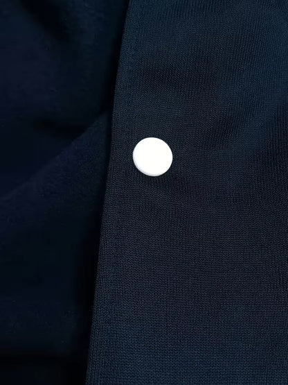 Casual jacket with colour-block design and baseball collar