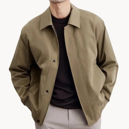 Hugo | Casual jacket with button closure and elastic hem