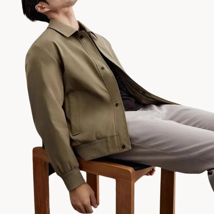 Hugo | Casual jacket with button closure and elastic hem