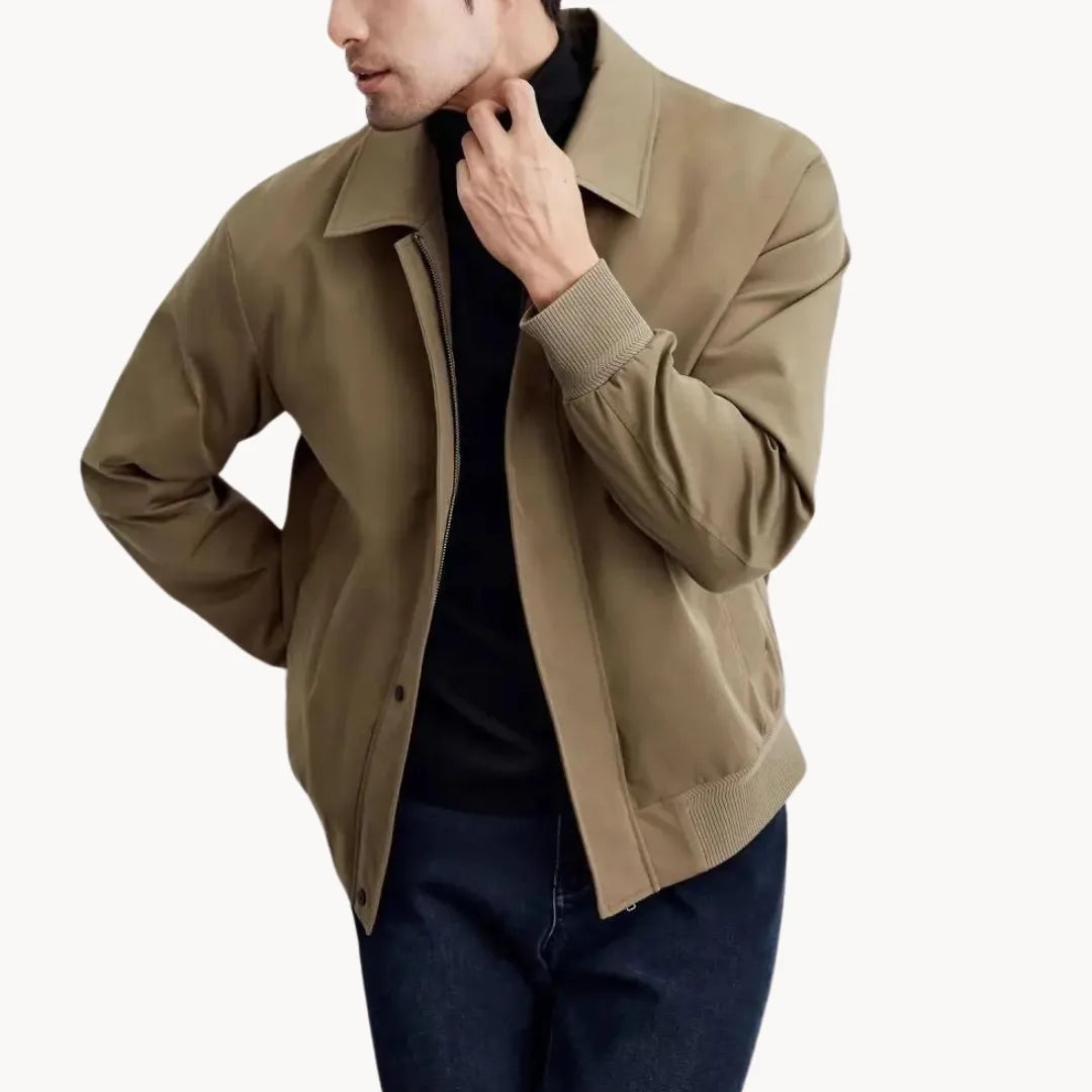 Hugo | Casual jacket with button closure and elastic hem