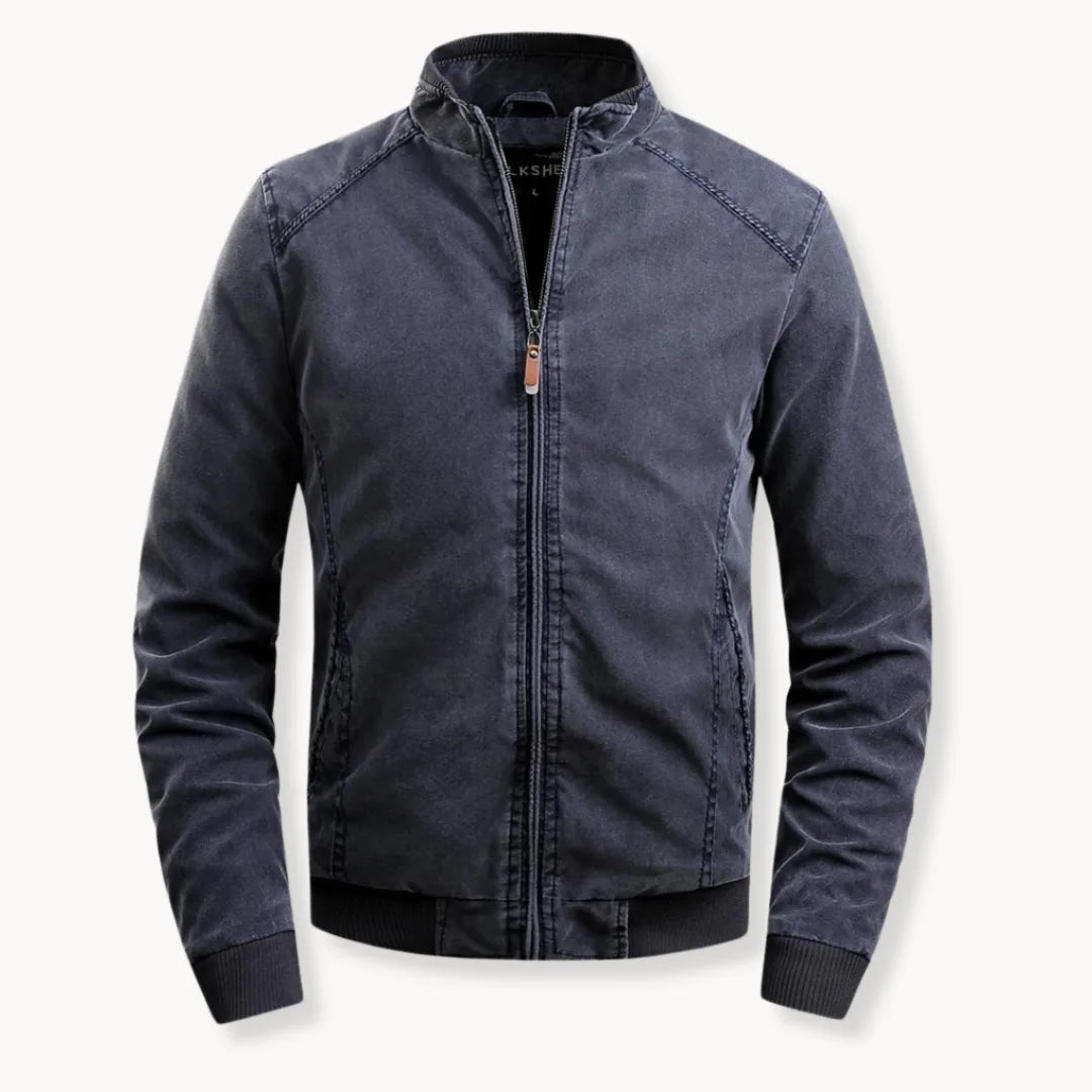 Hugo | Casual jacket with stand-up collar and zip fastening