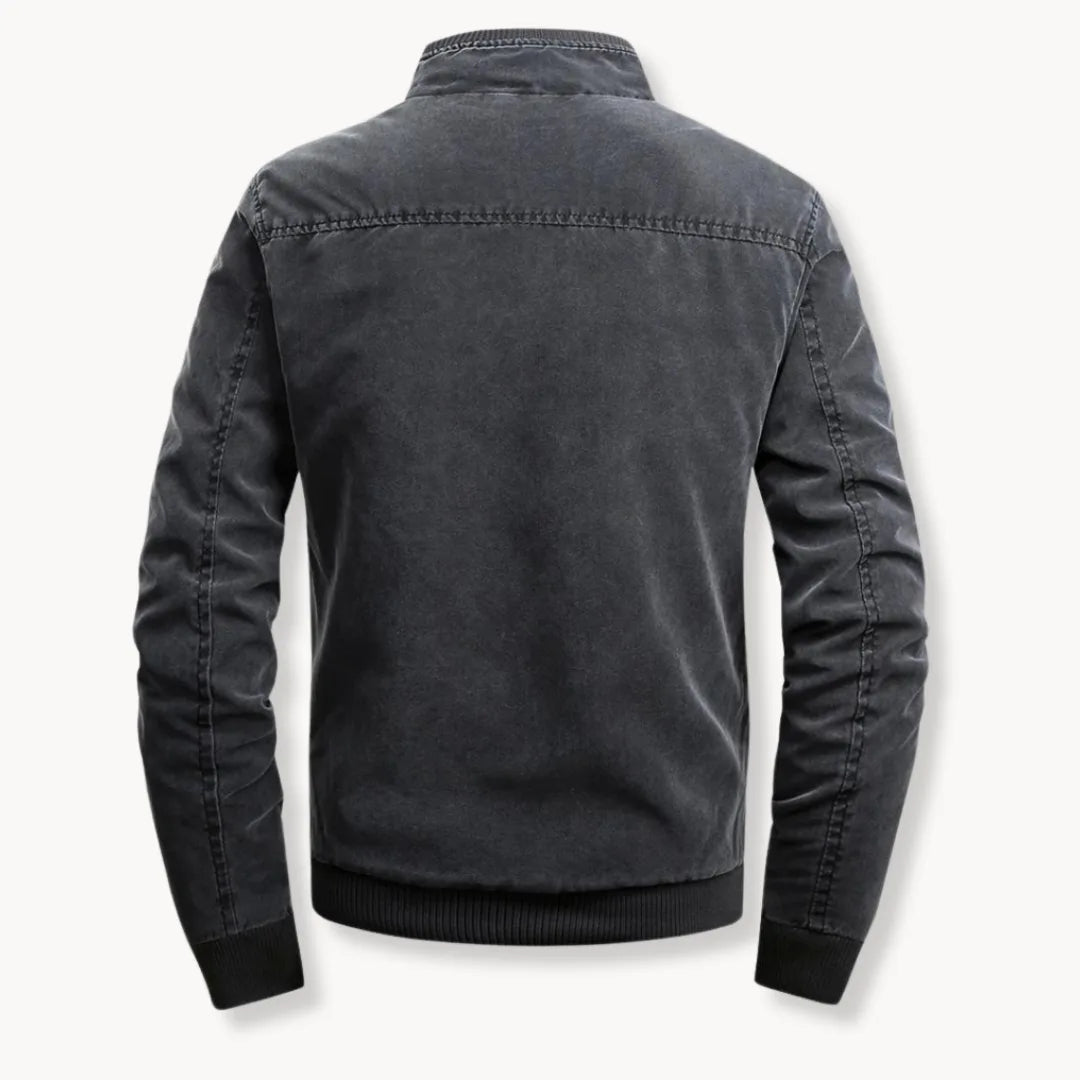 Hugo | Casual jacket with stand-up collar and zip fastening
