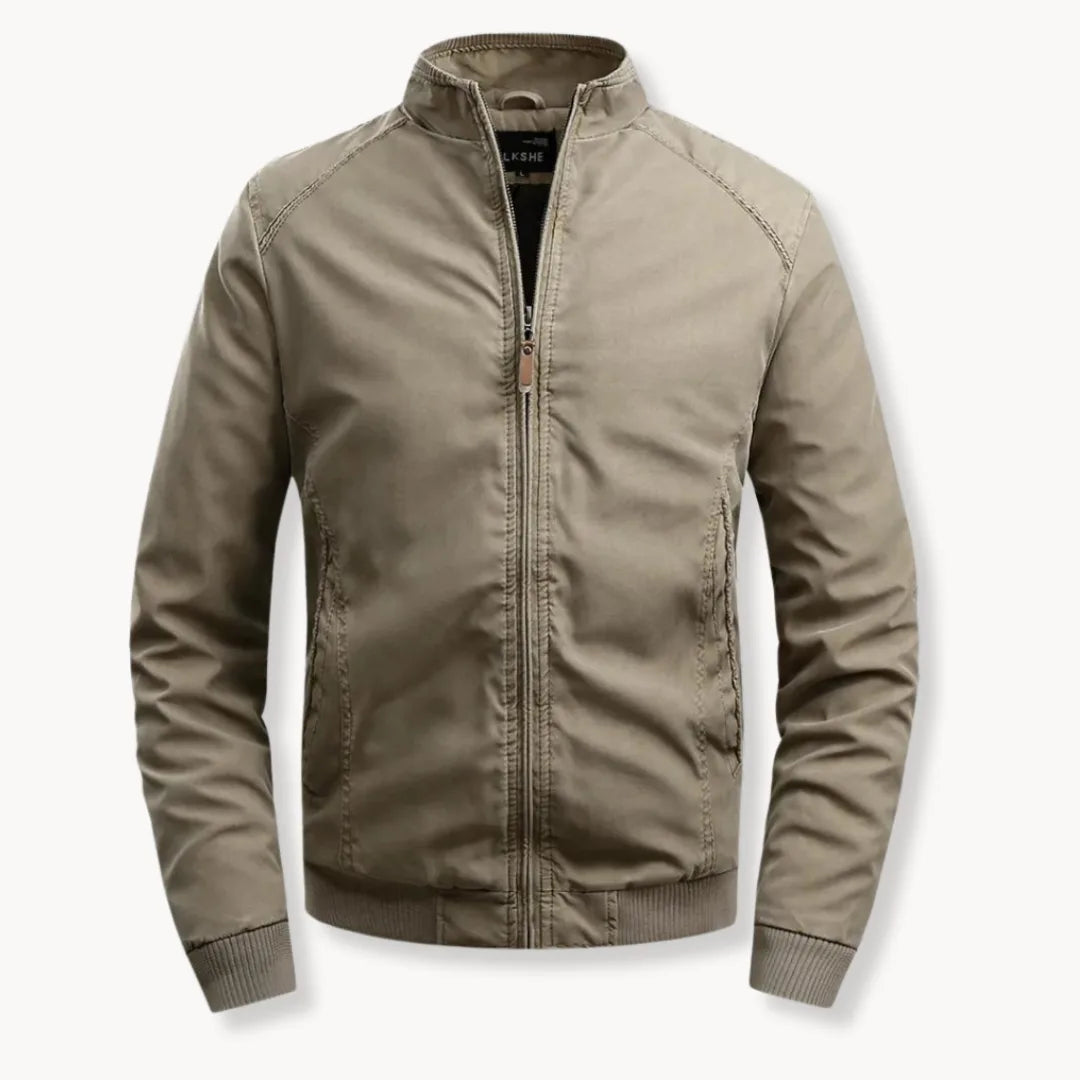 Hugo | Casual jacket with stand-up collar and zip fastening