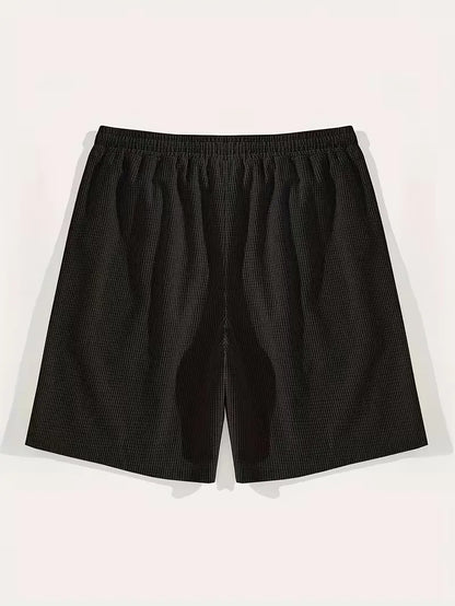 Casual shorts with drawstring waist and side pockets