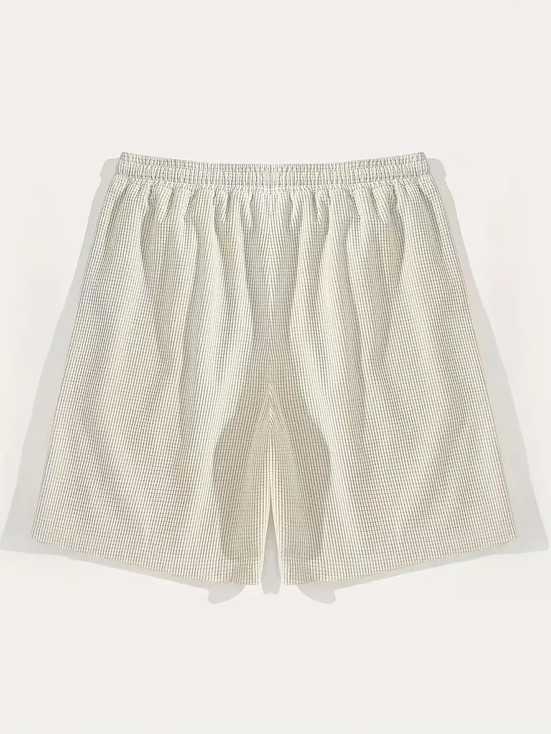 Casual shorts with drawstring waist and side pockets