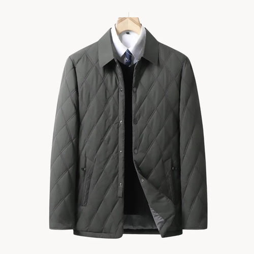 Hugo | Quilted jacket with classic collar and button closure