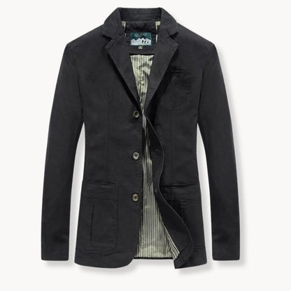 Hugo | Tailored blazer with notch lapels and front pockets
