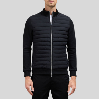 Padded Jacket for Men with Zip Closure