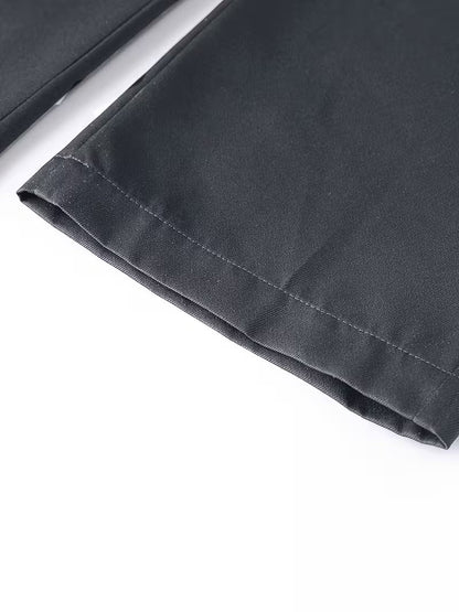 Heavy-duty cargo trousers with multi-pocket design