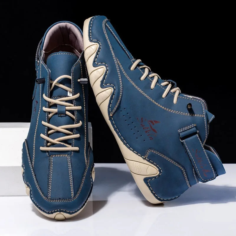 High Orthopaedic Sneakers with Velcro Fastening