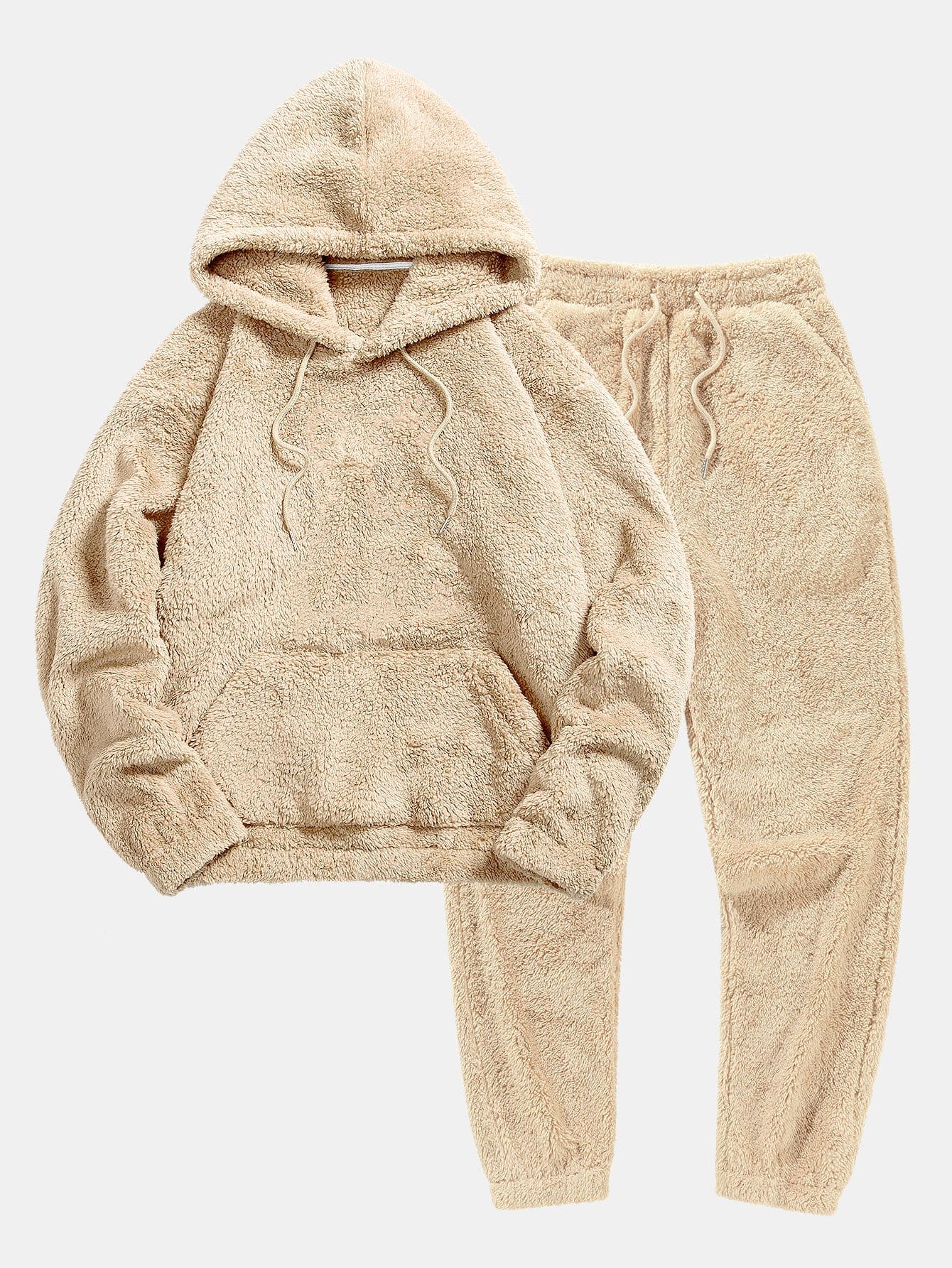 Hoodie and jogger trousers made of soft fabric