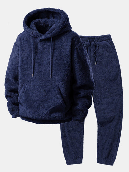 Hoodie and jogger trousers made of soft fabric