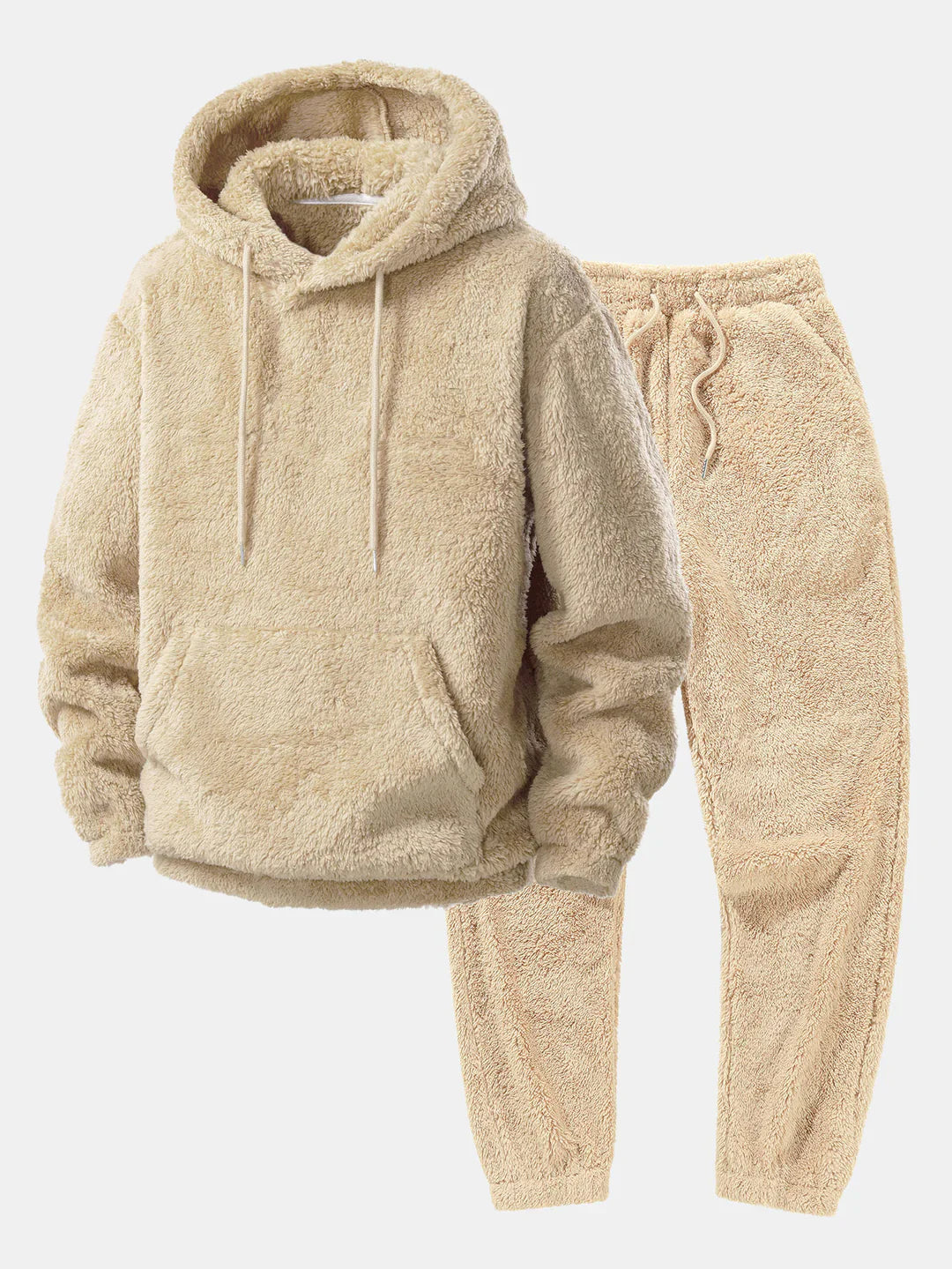 Hoodie and jogger trousers made of soft fabric