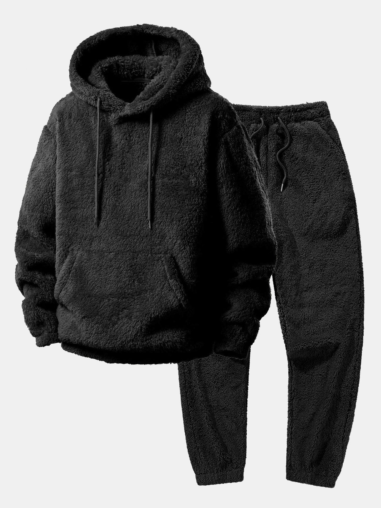 Hoodie and jogger trousers made of soft fabric