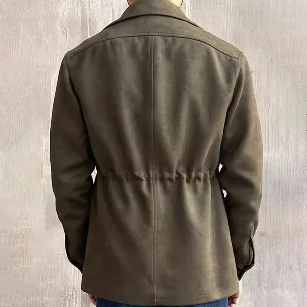 Jacket with Classic Collar and Flap Pockets