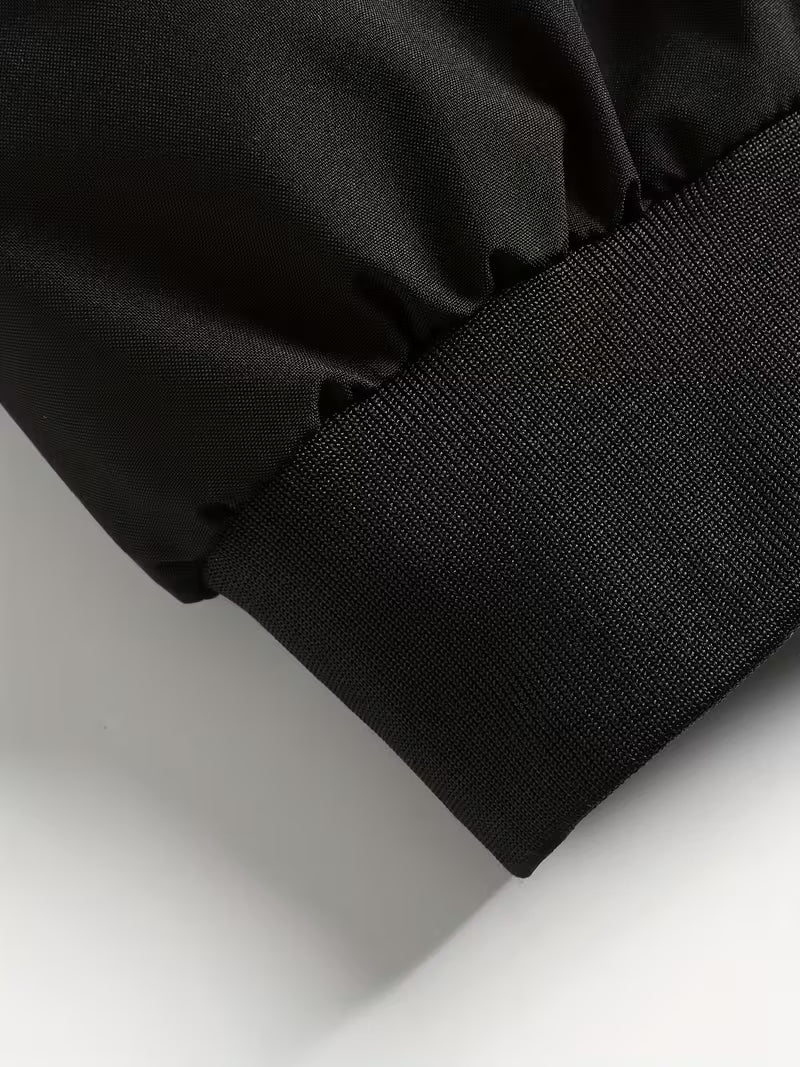 Jacket with Check Pattern and Hood