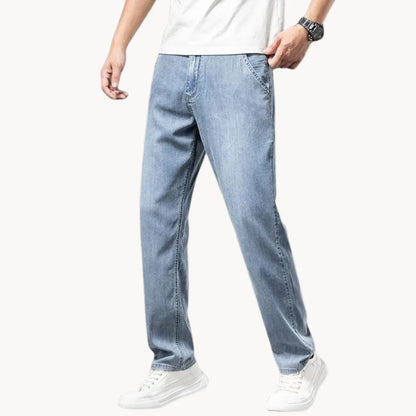 P legend | Light Denim Jeans with Straight Fit