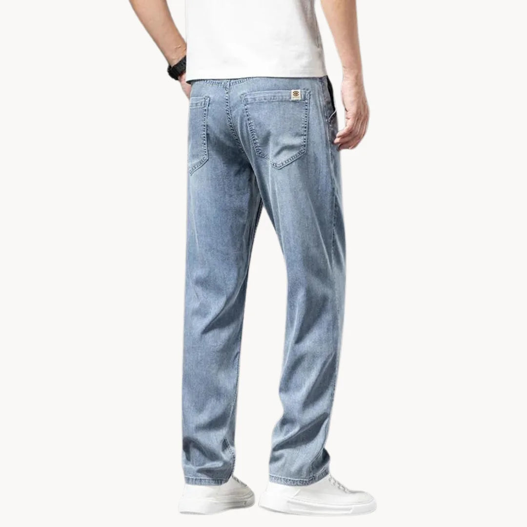 P legend | Light Denim Jeans with Straight Fit