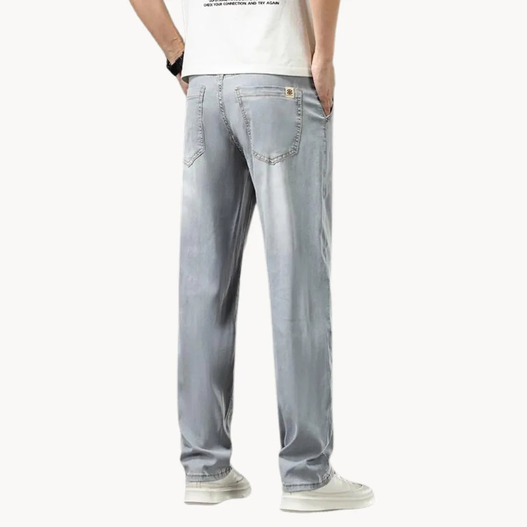 P legend | Light Denim Jeans with Straight Fit