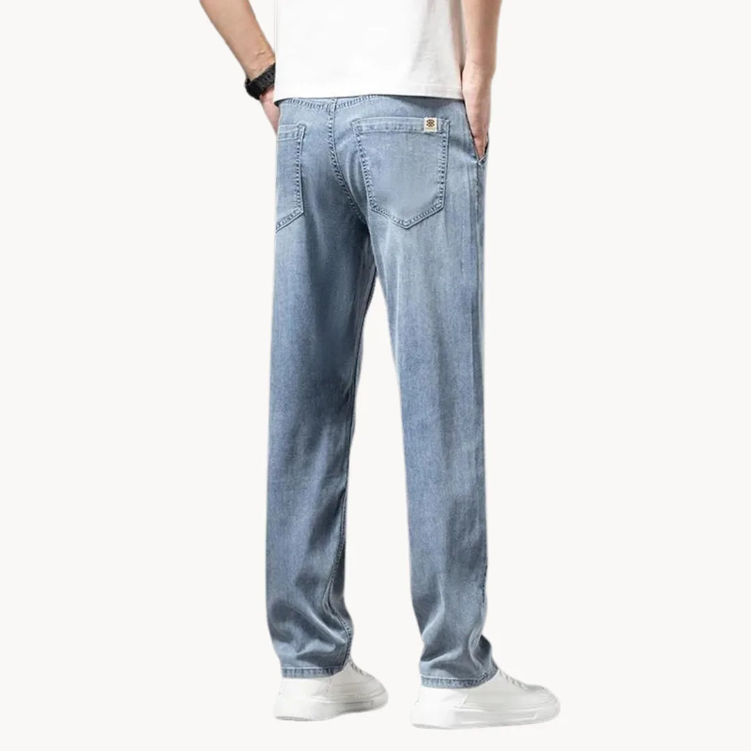 P legend | Light Denim Jeans with Straight Fit